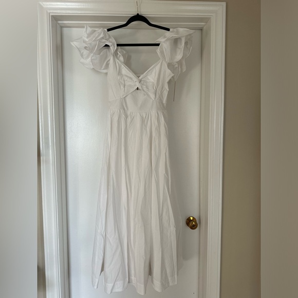 Cleobella Pasha Ankle Dress in White - size S - NWT - Picture 4 of 4
